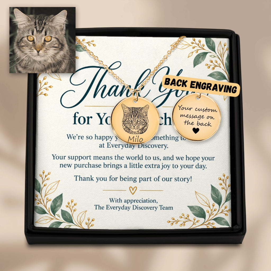 Cat Portrait Necklace